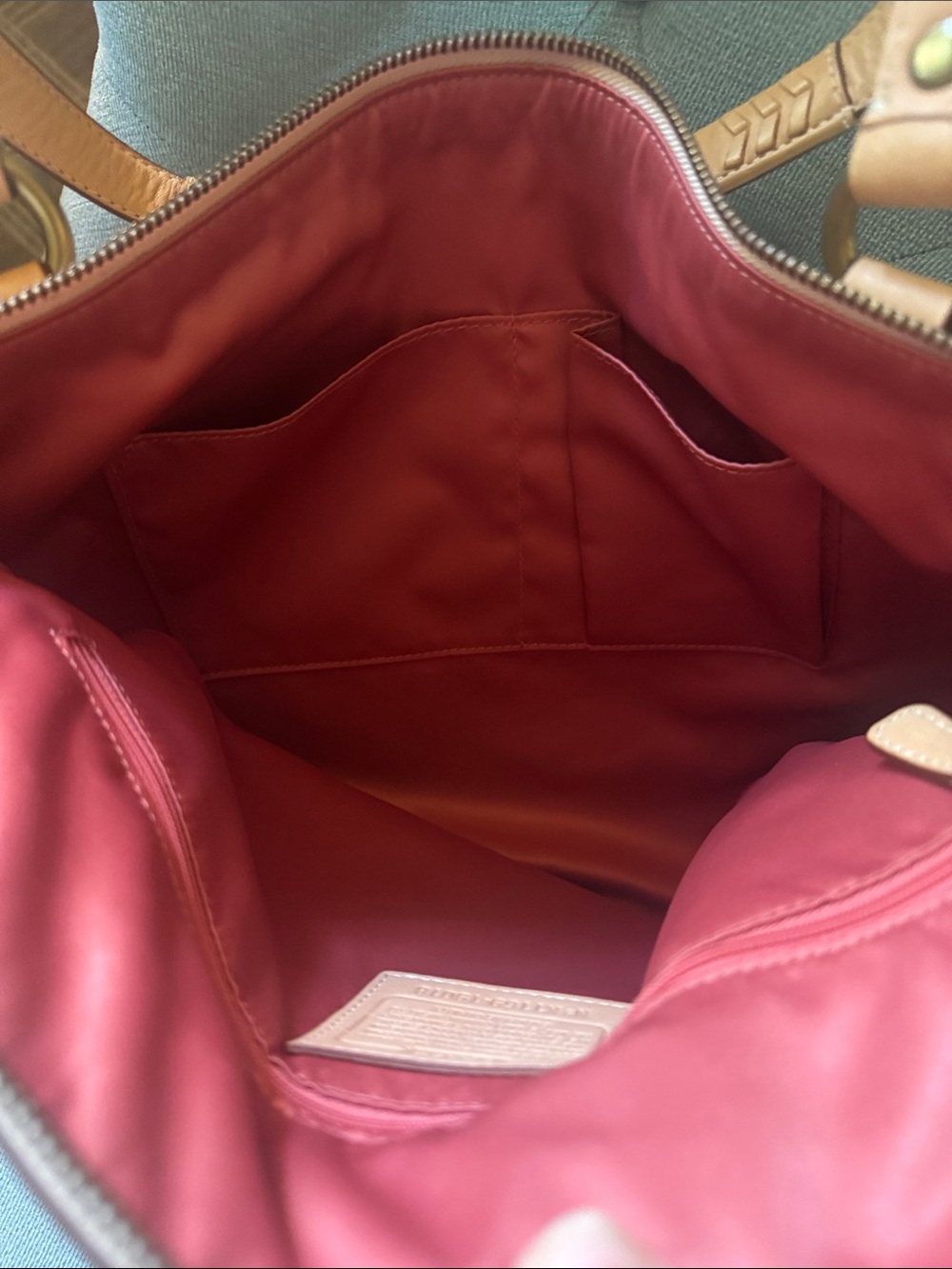 Coach Poppy Whipstitch Tote - Picture 13 of 16